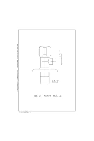 Gpd Tms01 Taharet Musluk Krom