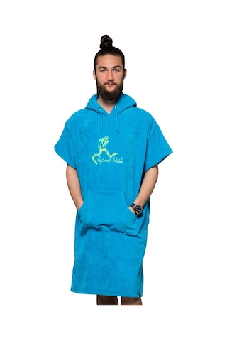 Poncho Turquoise-Turkuaz