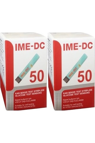 Ime-Dc Seker Ölçüm Strip Çubuğu 100 Adet