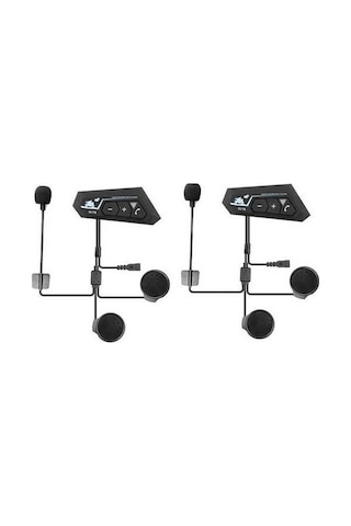 Treasures Shuai Yan 5.0 Bluetooth Motosiklet Kask Interkom Kulaklık 9482 - Moda Tasarım, Uzun Pil, Su Geçirmez