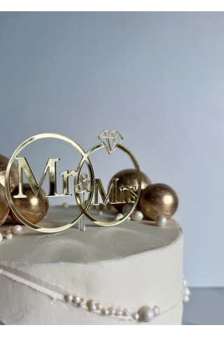 Ra Workshop Evlilik Düğün Pazartesi İçin Gümüş Ve Pembe Akrep Topper 451263259 Diğer