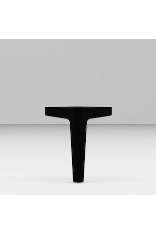 Mina 15 Cm Sehpa,tv Ünitesi Mobilya Ayağı 4 Adet Siyah