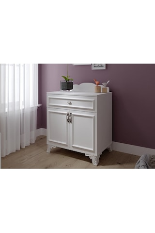Baby Darling Lisa Şifonyer Mdf Beyaz
