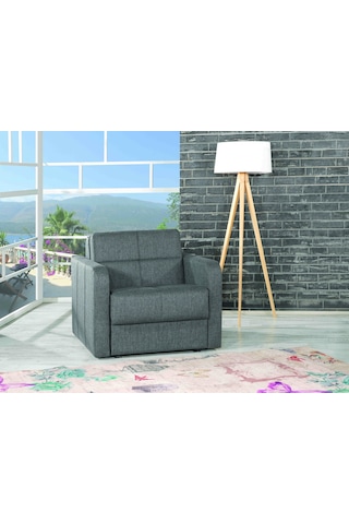 Kilim Mobilya Adonis Tekli Refakatçi Koltuğu gri Gri