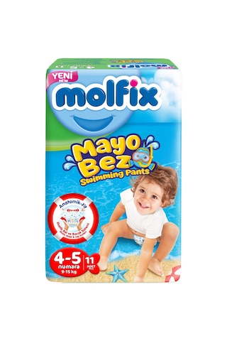 Molfix Swimming Pants Mayo Bez 4-5 Numara 11 Adet