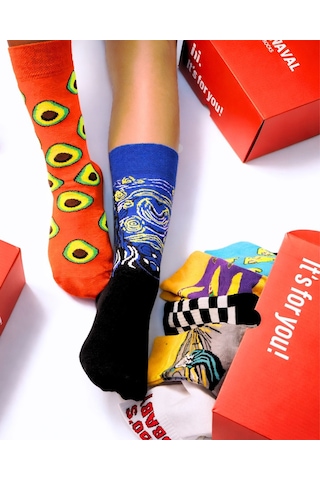 Carnaval Socks 12 Li Random Spor Çorap Seti 8 Tenis Çorap + 4 Bonus Model 2000386