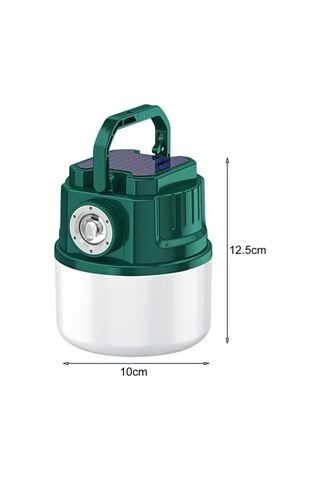 Cbtx C52 Çok Fonksiyonlu El Feneri Güneş Enerjisi Kamp Işığı Zumlanabilir Ipx6 Usb Çıkışlı Su Geçirmez Çadır Lambası, Gösterge Sarı