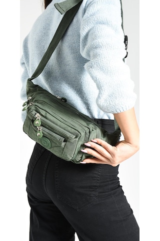 571 Collections Çok Cepli Bel Çantası Unisex Yeşil Model: 571-7f - Yeşil