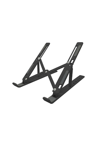 7 Kademeli Ayarlı Katlanabilir Laptop Tablet Standı Siyah