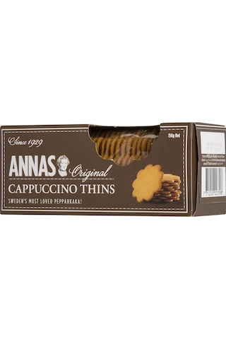 Annas Orginal Cappuccino Thins Kahveli Bisküvi-kurabiye 150 G