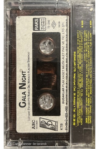 Plak Değildir Kaset Tir Gala Night Pavarotti Kaset
