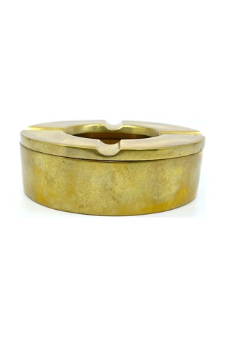 Pirinç Döküm Küllük Yuvarlak 9 Cm
