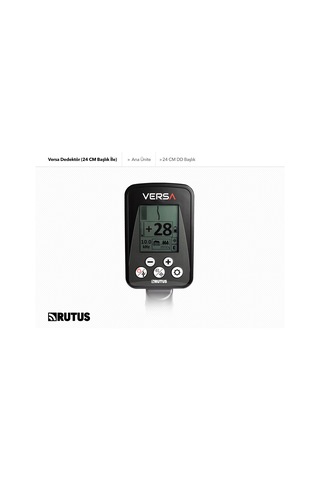 Rutus Versa Dedektör 24cm Dd Başlık İle