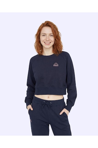 Kappa Logo Cindyna Kadın Dark Tone Regular Sweatshirt