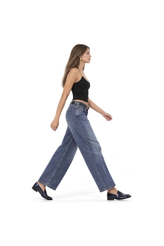 Hiccup Squalo Pamuklu Pantolon Orta Mavi Denim