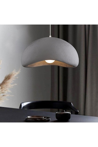 Titan Tekli Modern Iskandinav Model Beton Avize Sarkıt Avize Z