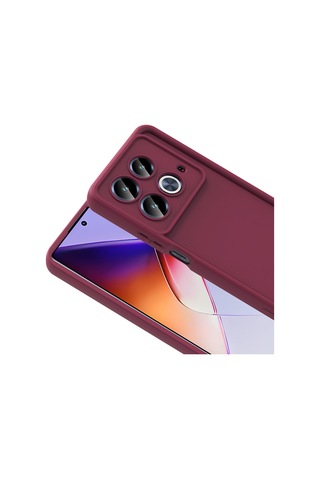 İnfinix Note 40 4g Kılıf Kamera Korumalı Zore Ananas Kapak Pembe