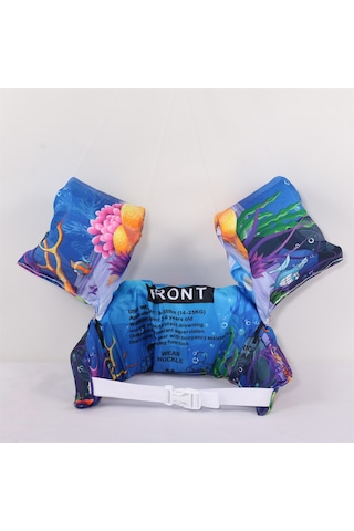 Yeni Moda Çocuk Deniz Havuz Şişme Kolluk Can Simidi 2-6 Yaş Lacivert