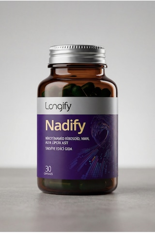 Longify Nadify Nr, Nmn, Pqq, Alfa Lipoik Asit Ve Tmg Takviye Edici Gıda 30 Kapsül