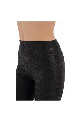 Crozwise Kadın Tayt Capri Bayan 3170-siyah Siyah