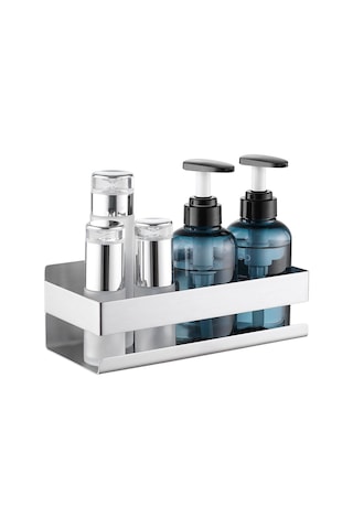 Duvara Monte Duş Rafı Banyo Rafı Sus304 Paslanmaz Çelik Sepet Tutucu 23cm Fırçalanmış Diğer