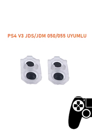 Ps4 V3 Jds 050 055 Kollar İle Uyumlu Lr L1l2 R1r2 Lastik Takımı