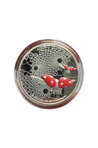 AgaKulche Uğur Böceği Gümüş Sikke Coin