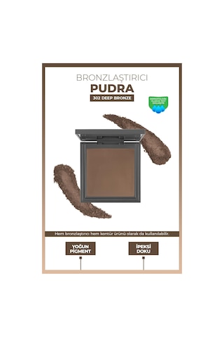Alix Avien Bronzlaştırıcı Pudra Bronzing Powder 302 Deep Bronze Bronze 13