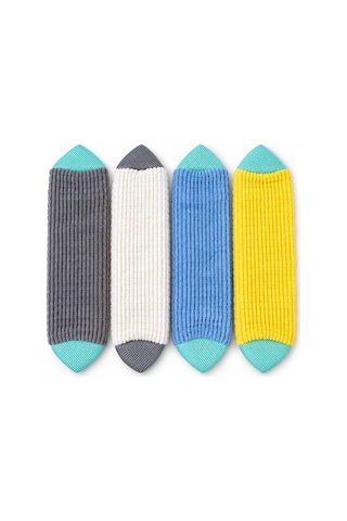 2 Alana 1 Hediye Ayakkabı Yıkama Çantası Mikrofiber Fermuarlı Koruyucu Yıkama Filesi Çok Renkli