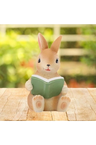 Pazly Suntek Küçük Hayvan Figürü Bahçe 4,5x4,5x6,5-cm-tavşanlar Lp