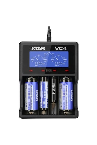 Xtar Vc4 Universal Pil  Şarj Cihazı