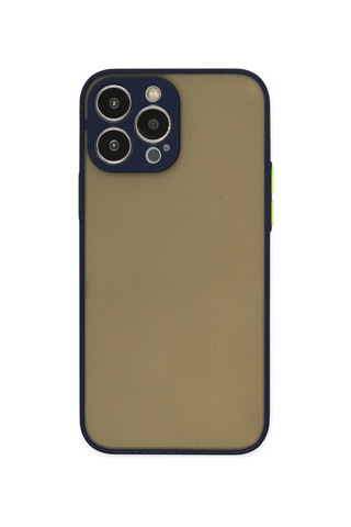 Apple iPhone Uyumlu- 13 Pro Max Kılıf Montreal Silikon Kapak - Lacivert
