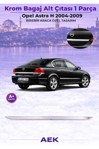 Opel Astra H Bagaj Alt Çıtası 2004-2009 Sd Paslanmaz Çelik