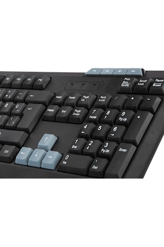 Everest KB-700 Usb Kablolu Multimedya Q Klavye