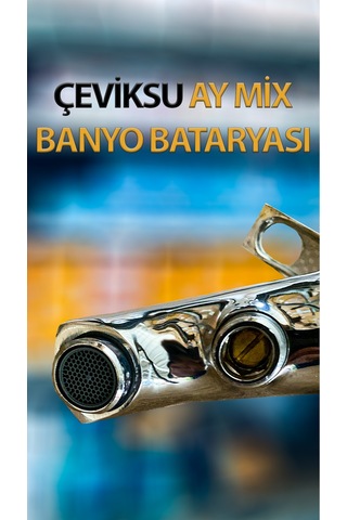 Ay Mix Model Banyo Bataryası Krom