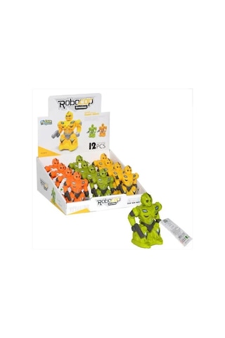 Sürtmeli Kırılmaz Robot Oyuncak Sarı 8816 Sarı