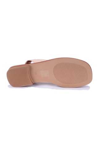 Dagoster Dza07-60216233 Bej Günlük Ortopedik Deri Spor Kadın Sandalet Bej