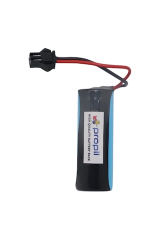18500 3.7V 1800Mah 15C Li-Ion Helikopter Pil 18Mm Çap 50Mm Uzunlu