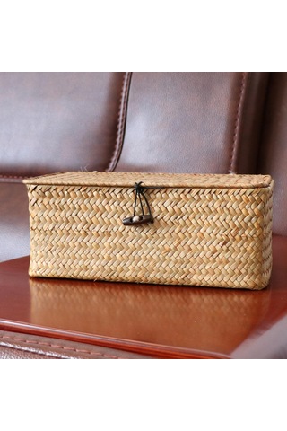 Suntek Magideal Ev Ve Banyo Organizasyonu İçin Kapaklı Seagrass Çok Renkli