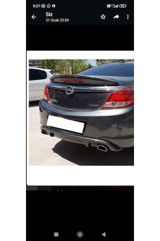OPEL INSİGNİA 2009 SPOİLER ASTARLI