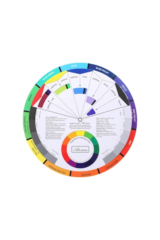 Yifomall Döner Renk Çarkı: Kalıcı Kaş, Eyeliner Ve Dudak Dövmesi İçin Renk Karışım Rehberi Ve Tattoo Malzemesi