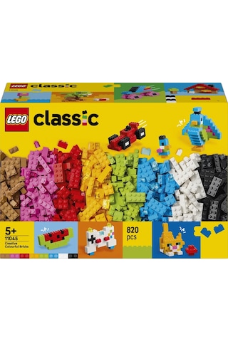LEGO® Classic Renkli Yaratıcı Yapım Parçaları 11045 - 5 Yaş Üzeri için 14 Model Oluşturulabilen Oyuncak Yapım Seti (820 Parça)