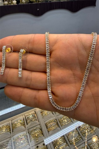 Baget Su Yolu İkili Gold Renk Takım Altın