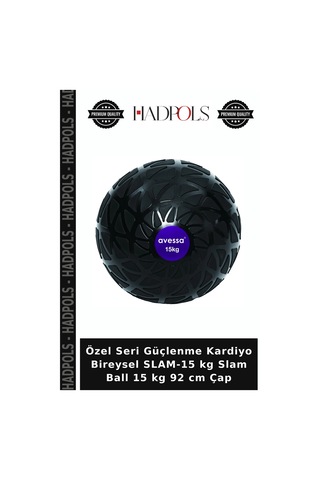 Özel Seri Güçlenme Kardiyo Bireysel Slam-15 Kg Slam Ball 15 Kg 92 Cm Çap