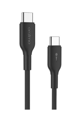 Suofeng Oraimo Ocd-c24 Type-c Çift Uçlu Veri Kablosu 3a Hızlı Şarj 800 Mbps Transfer 1m Dayanıklı Siyah
