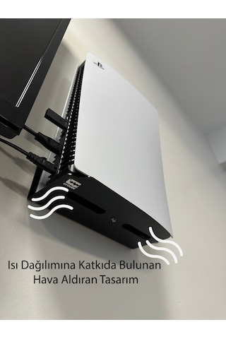 Playstation 5 Duvar Standı Yerden Tasarruf Rahat Hava Akışı Gamin