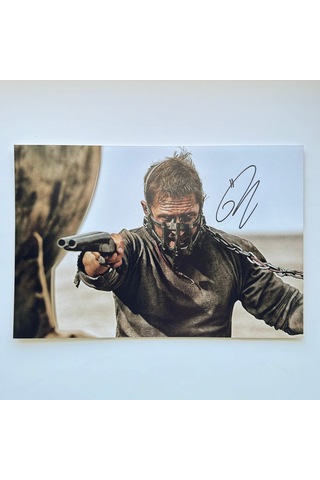 Tom Hardy Mad Max 20x30 Cm Boyutunda El İmzalı Fotoğraf Ömür Boy