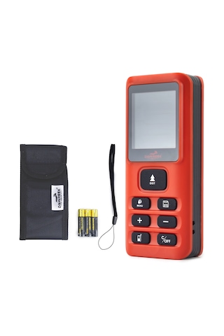 Dawreek Mesafe Ölçer E40 Red 80 Metre Dijital El Tipi Mesafe Ölçüm Cihazı