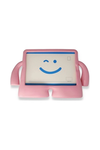 Newface Apple Uyumlu Apple iPad 2022 10.9 10.nesil Kılıf Karakter Tablet Silikon - Açık Pembe Evimdeyokyok