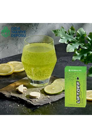 Herbalife 2'li Set Liftoff Efervesan İçecek Limon Aromalı